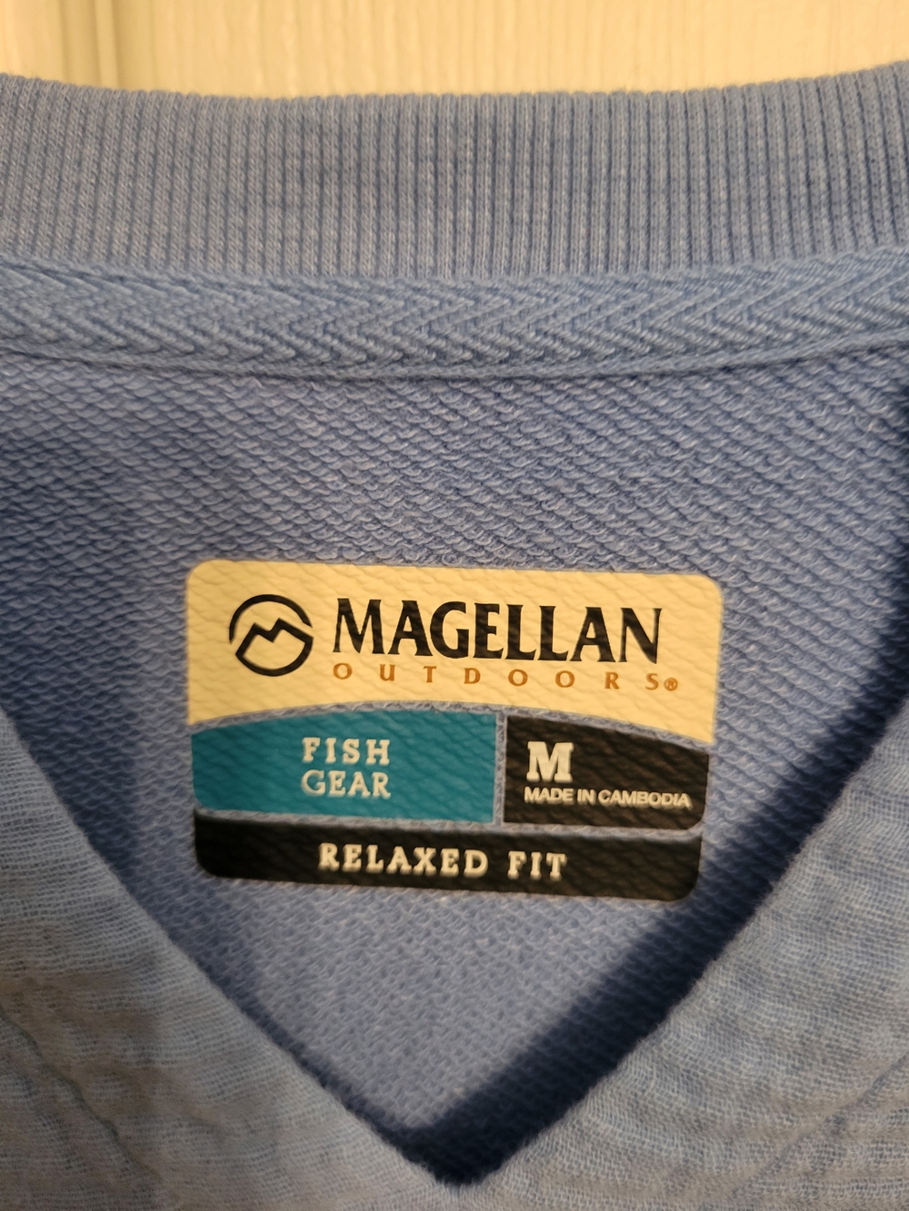 Magellan Outdoors Fish Gear Women’s Light Blue Short Sleeve Crew Top - Picture 2 of 8